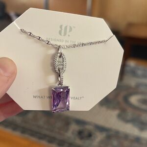 Exquisite Purple Pendant Necklace by BP
